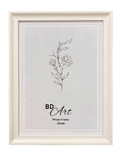 Ramka na zdjęcie-30x40-biała-elegancka-Na wesele- na przyjęcie-do salonu-wiszące