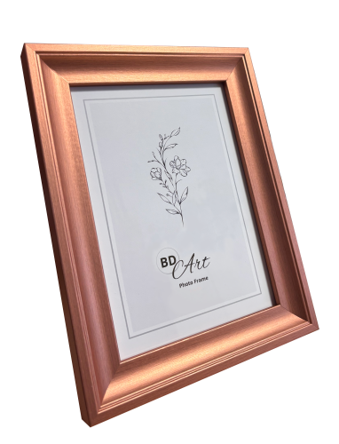 Ramka na zdjęcie-13x18-miedziana-elegancka-Na wesele- na przyjęcie-do salonu-kąt