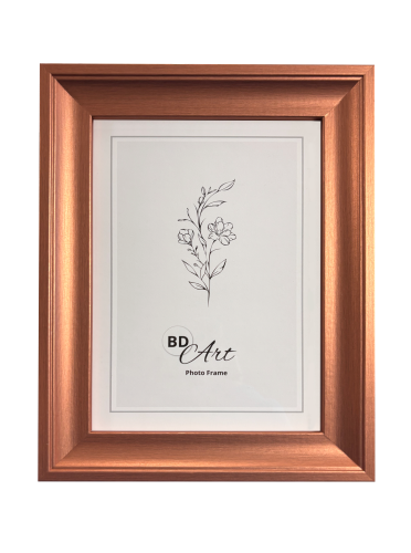 Ramka na zdjęcie-13x18-miedziana-elegancka-Na wesele- na przyjęcie-do salonu-przód