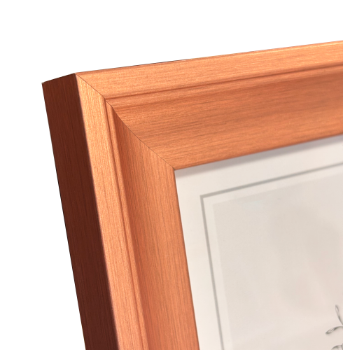 Ramka na zdjęcie-30x40-miedziana-elegancka-Na wesele- na przyjęcie-do salonu-detal