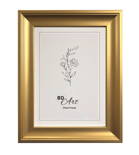 Ramka na zdjęcie-21x30-złota-elegancka-Na wesele- na przyjęcie-do salonu-przód
