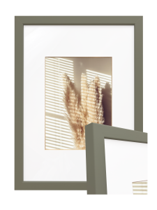 Ramka Basic 21x30 A4 15/15 Ciemny Zielony Stojąca Wisząca BD ART 
