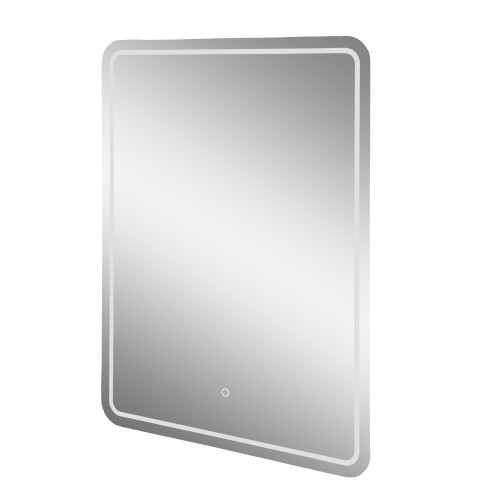 Lustro łazienkowe 60x80 Olja New Prostokątne z oświetleniem LED IP 44 z piaskowaniem BD Art